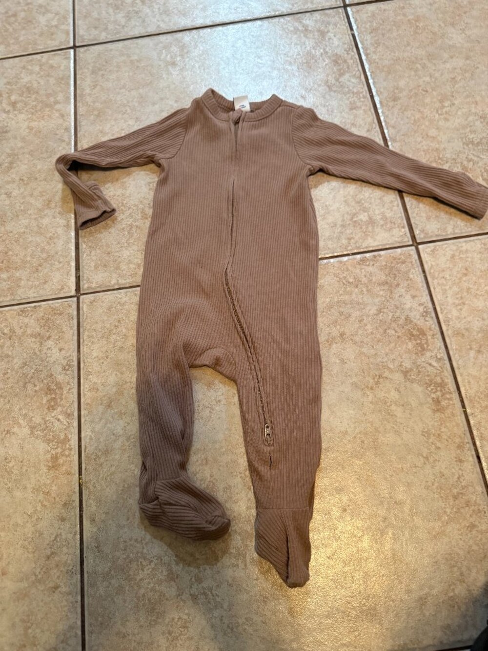 Old Navy Baby Ribbed 2-Way Zip Footed Sleeper Pajamas 6-9M